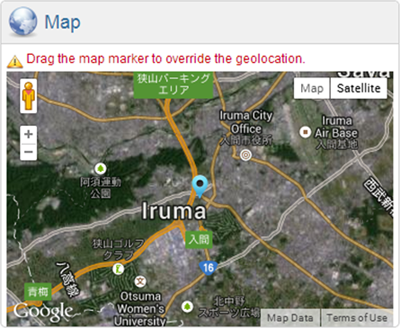 Numerus Entity Summary - Location Map